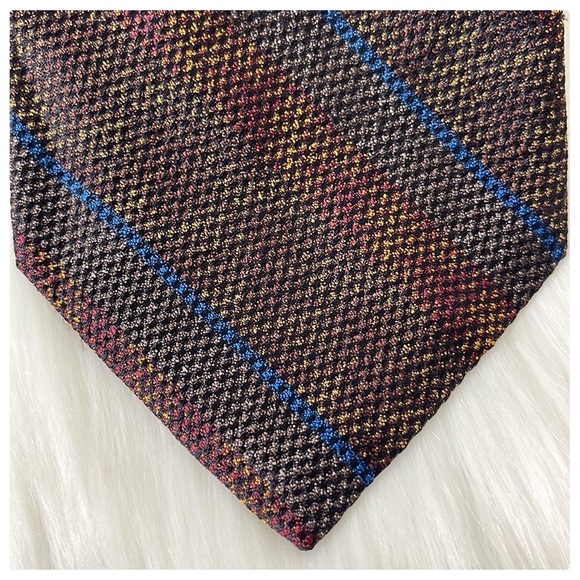 💕Very Handsome Multicolored Mens Silk Necktie💕 - Picture 9 of 12